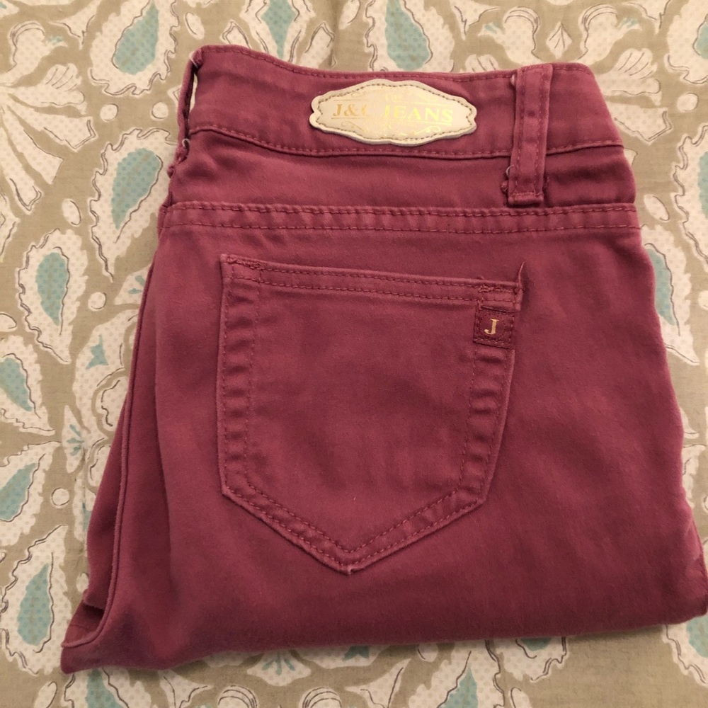 Size 5 Maroon Jeggings